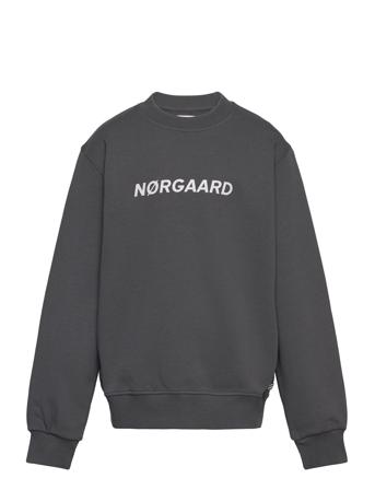 Organic Sweat Solo Sweatshirt Sweat-shirt Genser Grå Mads Nørgaard*Betinget Tilbud