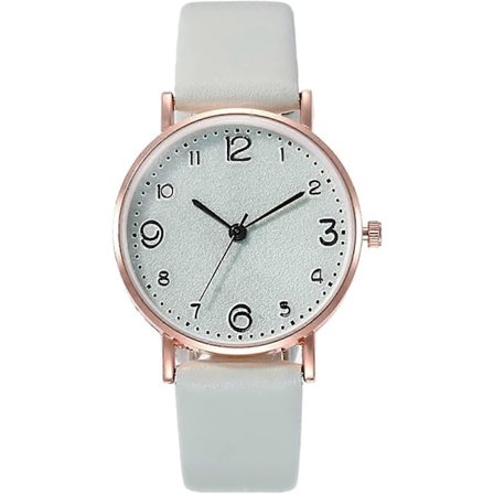 Women's Watches Waterproof Automatic Watch Quartz Train With Leather Strap Gift