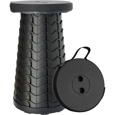 Fällbar campingpall, justerbar hopfällbar pall för utomhusbruk