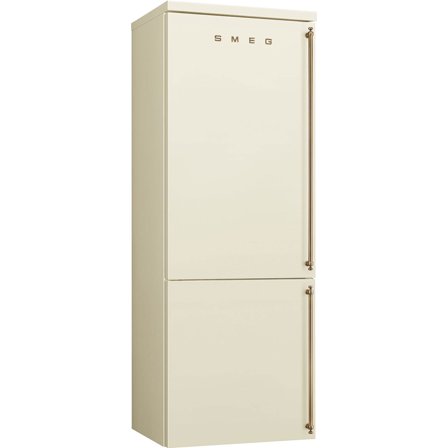 Smeg FA8005LPO6 Kombiskap venstrehengslet 70 cm, creme