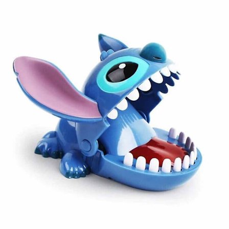 Lilo og Stitch Big Mouth Bite Finger Game Figur Tricky Prank Toy Kids Gave [LGL]