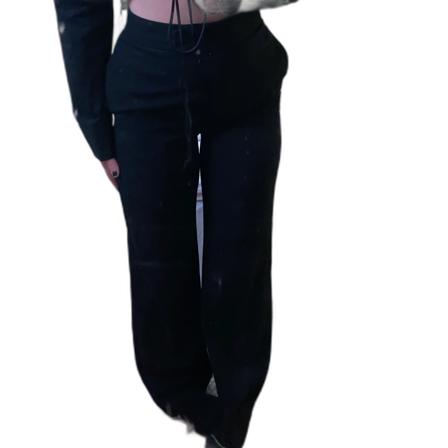 Svarta kostym byxor
