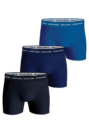 Björn Borg Cotton Stretch Boxer 3P Underkläder Herr Flerfärgad XL