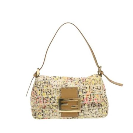 Fendi Vintage Pre-owned Canvas fendi-tasker Gul, Dame Vintage Tasker, Størrelse: ONE Size