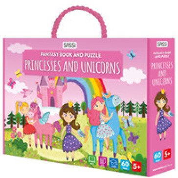 Princesses and unicorns. Fantasy book and puzzle. Ediz. a colori. Con puzzle