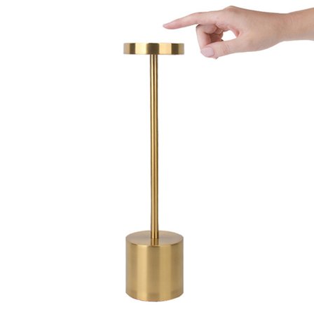 Moderni LED-ladattava p yt lamppu Ravintola y p yd n USB -p yt Gold