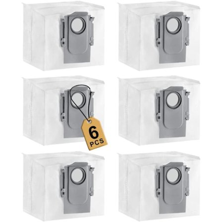 6-pack dammsugarpåse för Roborock Q7 T8 S7 MAXV Ultra / Q7 MAX