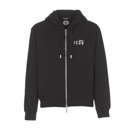 Dsquared2 - Tröjor - Svart - Herr - Storlek: L, Herr, Storlek: L