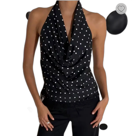 Helt ny prickig topp