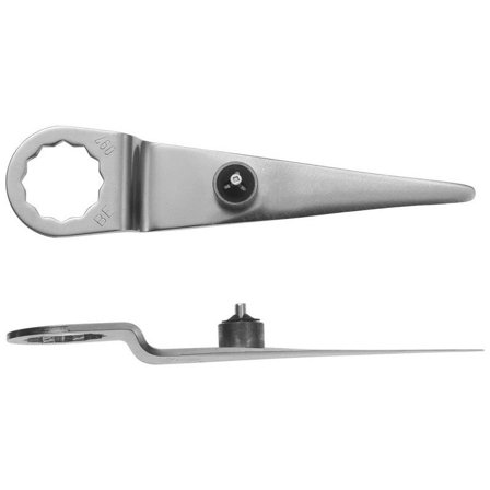 Fein 63903099010 Vinduskniv fast dybdeanslag, Z-bøying, 2-pakning 120 x 16 mm, Maskintilbehør & forbruk