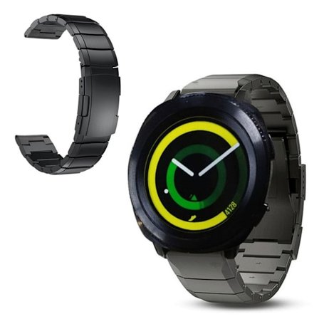 Garmin Vivomove / Luxe / style / 3 / Venu holdbar rustfrit stål Urrem - Sort