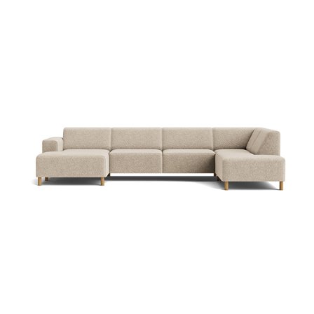 Seam U-sofa, venstrevendt - Anthology Beige - 344x206x78 - Sofa, u-sofa