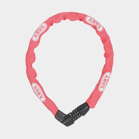 Lucchetto a catena con codice / lucchetto a combinazione ABUS Tresor 1385, 85 cm, Ø7 mm, Coral
