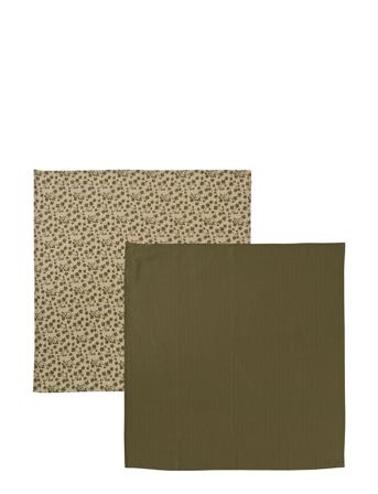 Iro Muslin - Pack Of 2 Baby & Maternity Baby Sleep Muslins Muslin Cloths Green OYOY MINI