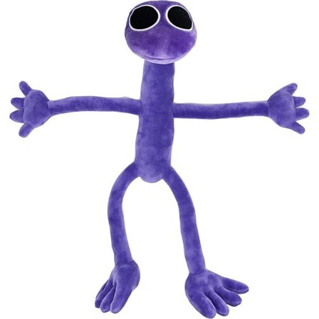 Rainbow Friends plyslegetøj, 19,6" Rainbow Friends Night bamse, Rainbow Friends til fans Børnefødselsdag (lilla)