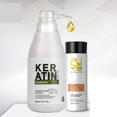 300ml Keratin Hår Behandling Renande Schampo Lätande Reparation Frizz Dry Hår vård produkter