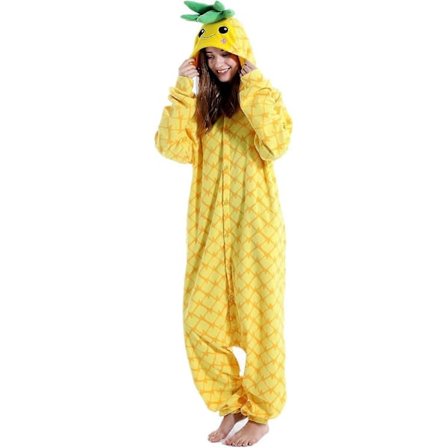 Ananas pyjamas Djurdräkt karneval jumpsuit