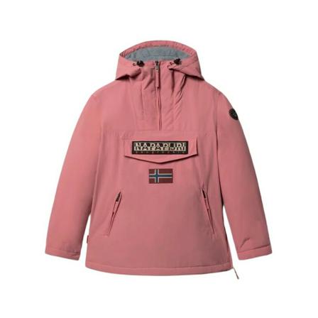 Napapijri, Rainforest jacket Roze, Dames, Maat:S,Polyamide,Patches