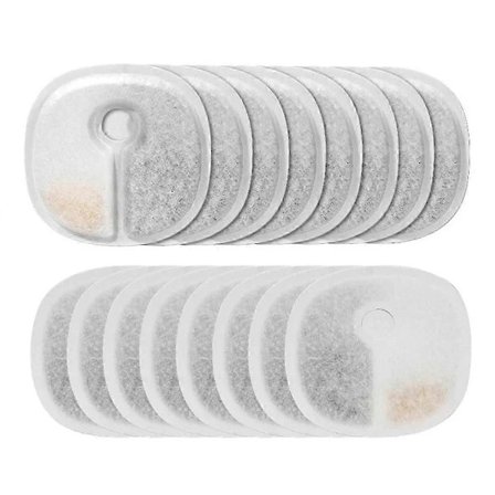 Kattevandfontænefiltre til CHEERBLE Automatiske Dyrfontæner Udskiftningsfiltre 16 STK