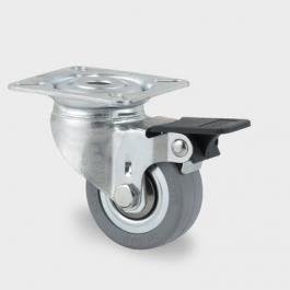 Tente 2475DIK050P40 Leddhjul kulelagret med brems, Garasjeinnredning & oppbevaring