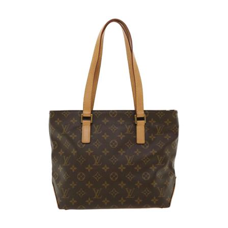 Louis Vuitton Vintage, Pre-owned Cabas Piano Monogram Tote Bag Bruin, Dames, Maat:ONE Size,Canvas