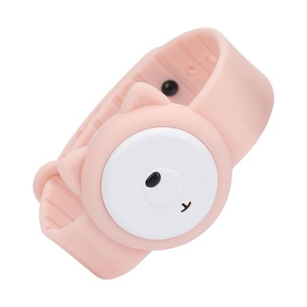 Myggavvisande armband för barn utomhus bärbar repellent Pink