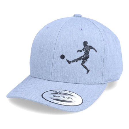 Forza - Grå adjustable Keps - Kids Football Player Kick Heather Grey Adjustable @ Hatstore