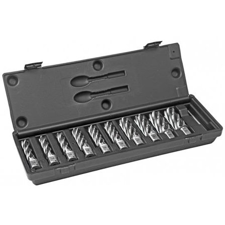 Euroboor HCL.KIT/10 Kjerneborsett HSS, 55 mm, 12–30 mm, Maskintilbehør & forbruk