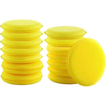 15 stk. bilpoleringspuder mikrofiber voksapplikator puder blød polering applikator