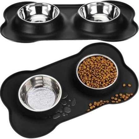 Dog Food Bowl / Water Bowl for Dog - 2-in-1