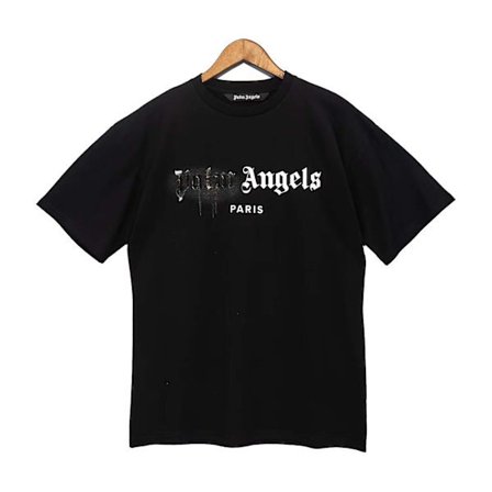 Palm Angels 22Ss Unisex Tryckt Mode Casual Kortärmad Bomull style9 S