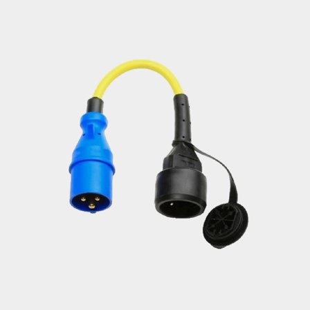 Adattatore di corrente da terra Victron, 250 V, 16 A, da CEE (maschio) a Schuko (femmina), con coperchio a tenuta di spruzzi