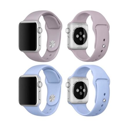 Apple Watch 44mm - NORTH EDGE Stilrent Silikonarmbånd