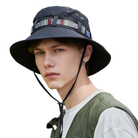 Par Bucket Hat Cap SVART