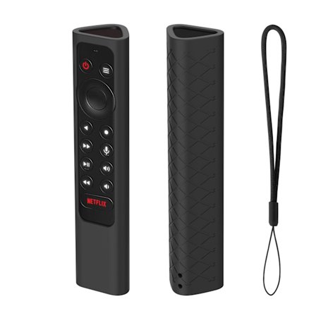 Sort-Fjernbetjening Beskyttende Etui Kompatibel med NVIDIA Shield TV Pro/4K HDR, Anti-Slip Stødsikkert Silikone Cover til NVIDIA Shield TV Pro/4K HDR 