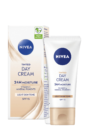 NIVEA Färgad dagkräm Tinted Day Cream Light SPF15 50 ml Dagcreme Dam