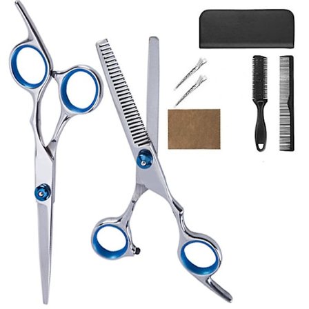 Hiustenleikkaussaksisetti, hiustenleikkaussakset, parturinsakset, kampaamotyökalu, salonkitarvikkeet (B)