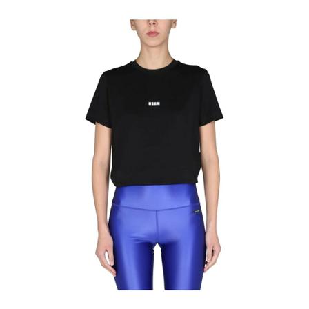 Msgm T-Shirts svart, Dam, Dam, Storlek: L