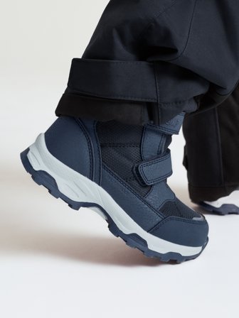 Wasserdichte gefütterte Winterstiefel - 24 - kinderbekleidung - blue - Polarn O. Pyret