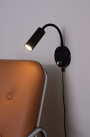 LEE flexibele wandlamp Zwart - Koop Wandlampen bij Jotex