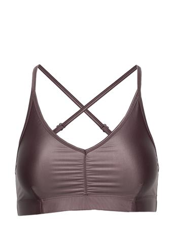 Gloss Bra Top Lingerie Bras & Tops Sports Bras - ALL Ruskea Filippa K Soft Sport