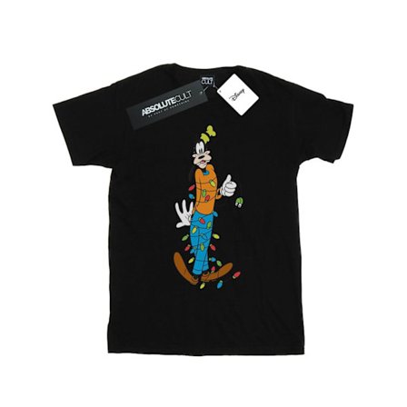 Disney Womens/Ladies Goofy Christmas Lights Bomull Boyfriend T-Shirt