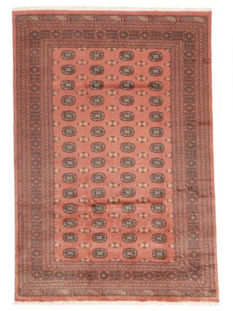 201X292 Tapis Pakistan Boukhara 3Ply D'orient Rouge Foncé/Rouge (Laine, Pakistan) Carpetvista