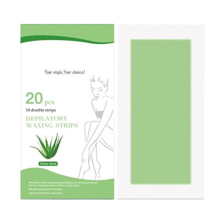 Vahausnauha Kertakäyttöinen kaksikerroksinen ei-kudotut vahanauhat karvanpoistovahanauhat kainaloihin