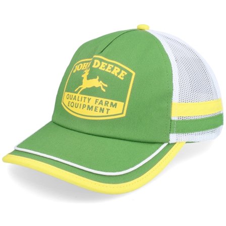 John Deere - Verde trucker Gorra - Cotton/Twill Mesh Green Trucker @ Hatstore