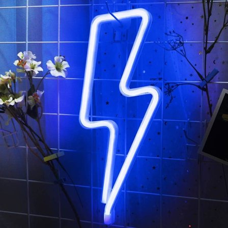Neon-kyltti, LED-salamavalon koristevalo, seinä