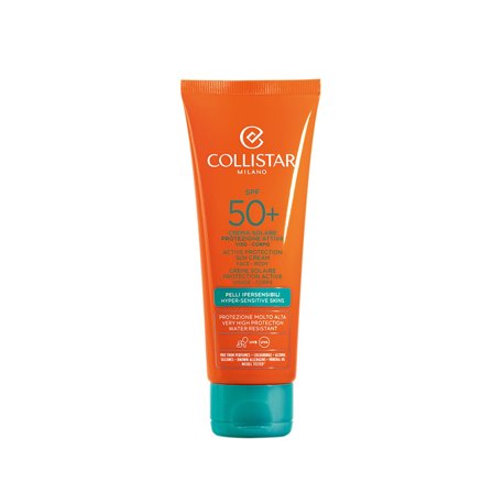 Collistar Crema Solare Protezione Attiva SPF50+ 100ml - Crema solare corpo alta prot.