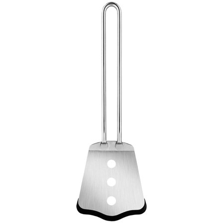 Eva trio Stekespade med silikon 25,5 cm, lang' - 'Polert stål