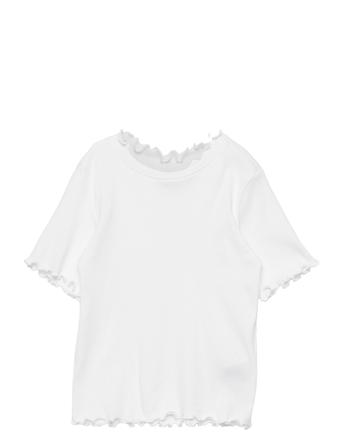 Lpanna Ss Short Tee Tw Bc T-shirts Short-sleeved Vit Little Pieces