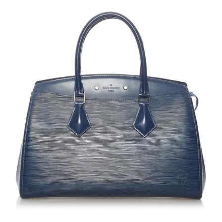 Louis Vuitton Vintage, Pre-owned Handbag Blauw, Dames, Maat:ONE Size